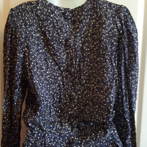 Mirrors Il Maxi Length Vintage Pleated Dress - Picture 11 of 12